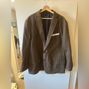 Daniel Cremieux Brown Houndstooth Blazer